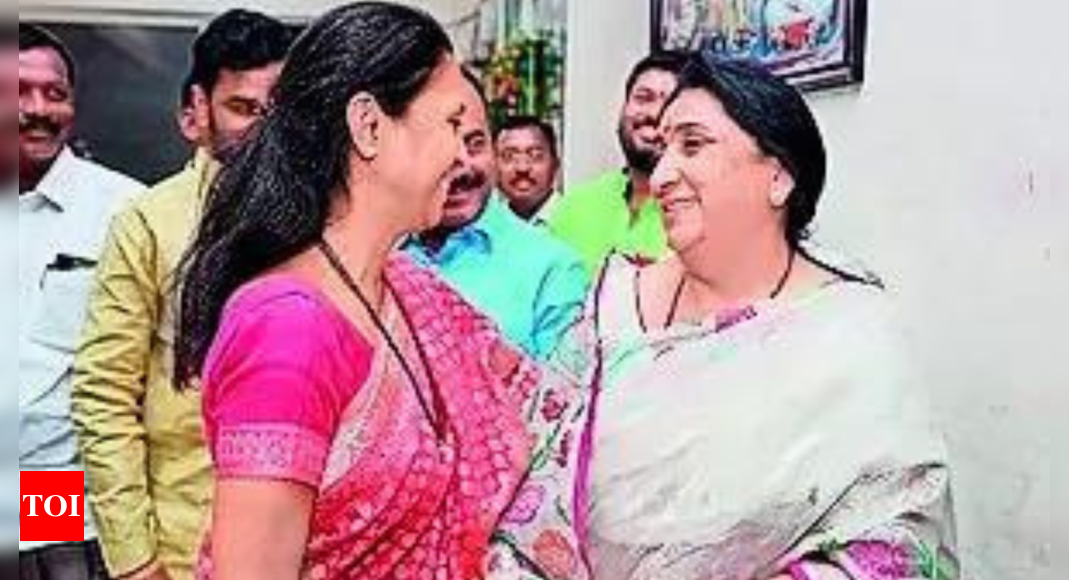 Pawar vs Pawar: Ajit’s wife vs Sule in Baramati | India News – Times of India