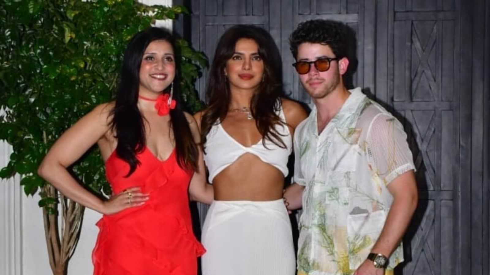 Priyanka Chopra-Nick Jonas attend Mannara Chopra’s birthday; Desi Girl serves ultimate summer date-night look: Watch