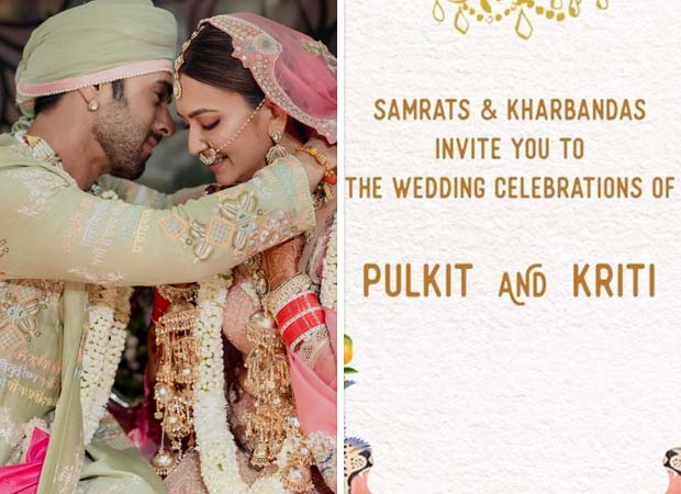 Pulkit Samrat and Kriti Kharbanda opt for unconventional invitation cards for their wedding; watch : Bollywood News – Bollywood Hungama