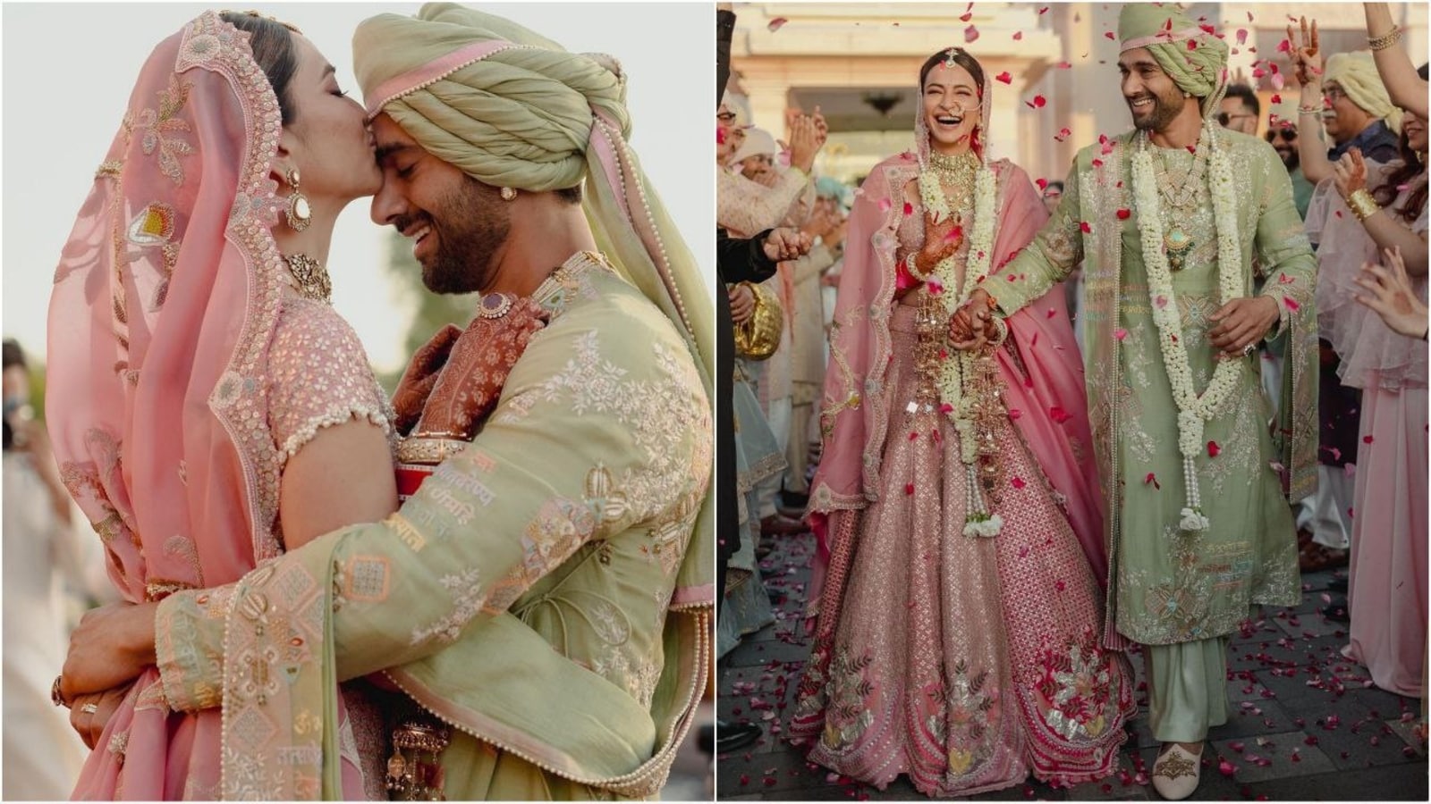 Pulkit Samrat and Kriti Kharbanda’s fairytale wedding: A dreamy affair in Anamika Khanna ensembles. Check out photos