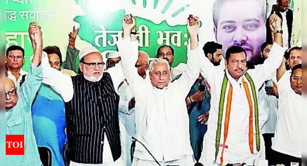 RJD gets 26, Congress 9, LF 5 in Bihar Mahagathbandhan seat deal | India News – Times of India