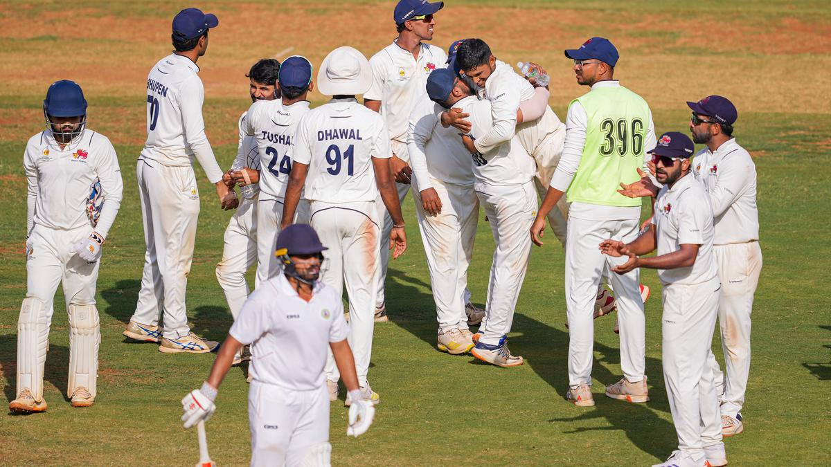 Ranji Trophy: Mumbai clinches record-extending 42nd title, beats Vidarbha by 169 runs in final