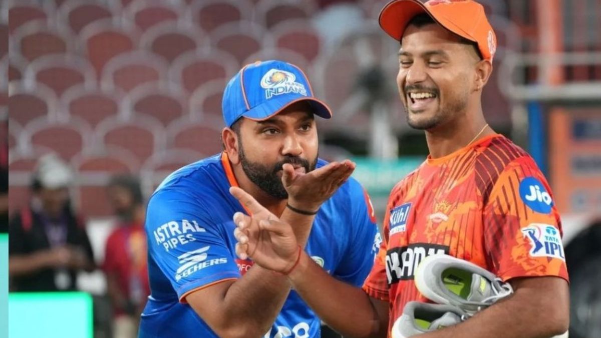 Rohit Sharma teases Mayank Agarwal, imitates Harshit Rana’s fiery send-off to SRH batter | WATCH