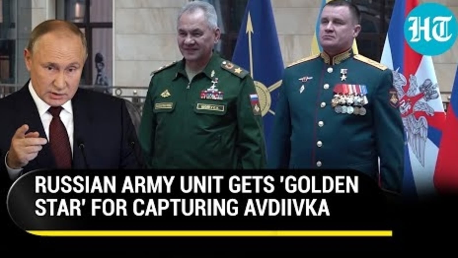 Russian Army Unit That Captured Avdiivka Honoured With ‘Golden Star’ By Putin’s Minister | Watch