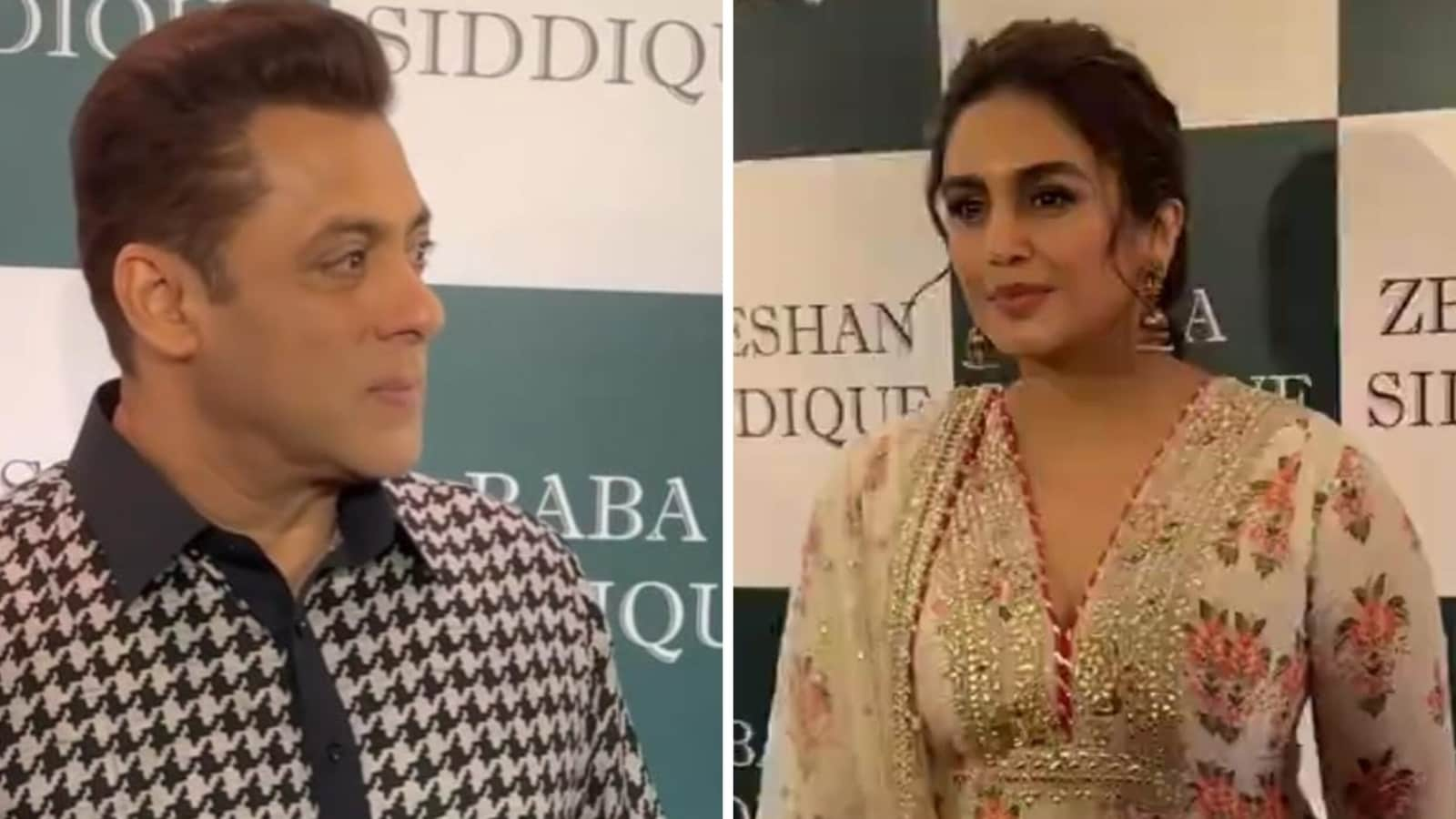 Salman Khan, Huma Qureshi and more attend Baba Siddique’s Iftar party. Watch