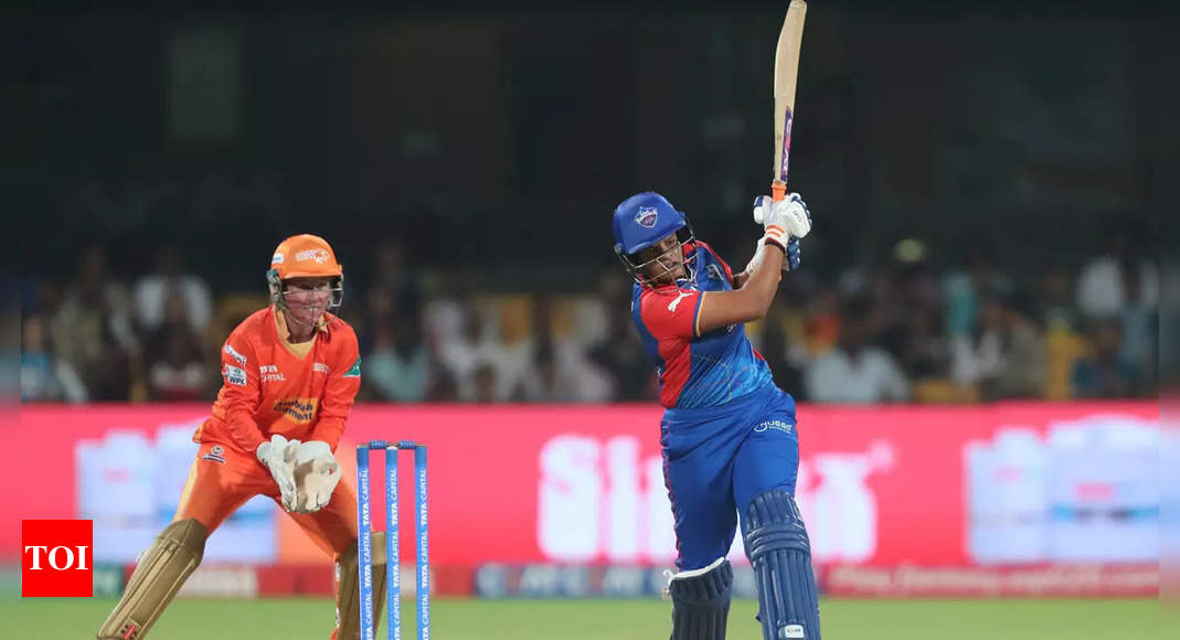 Shafali Verma smashes 71 as Delhi Capitals secure direct qualification into WPL final | Cricket News – Times of India