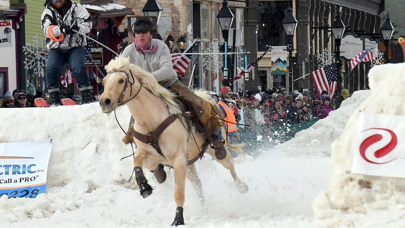 Skijoring: Extreme winter sport combines rodeo and ski culture