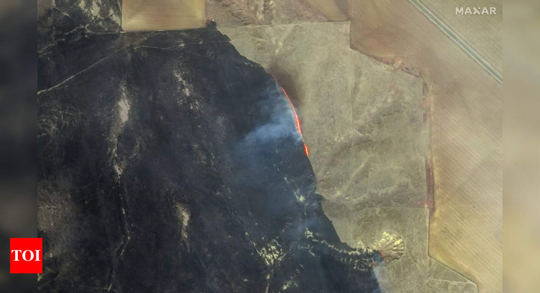 Texas Wildfire: Largest Fire in Texas History Visible from Space | World News - Times of India