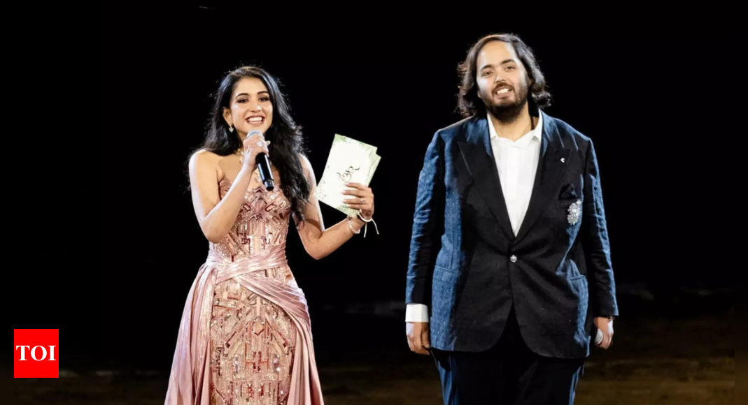 "Thank you Mom, Dad": Anant Ambani's emotional speech at pre-wedding event | - Times of India