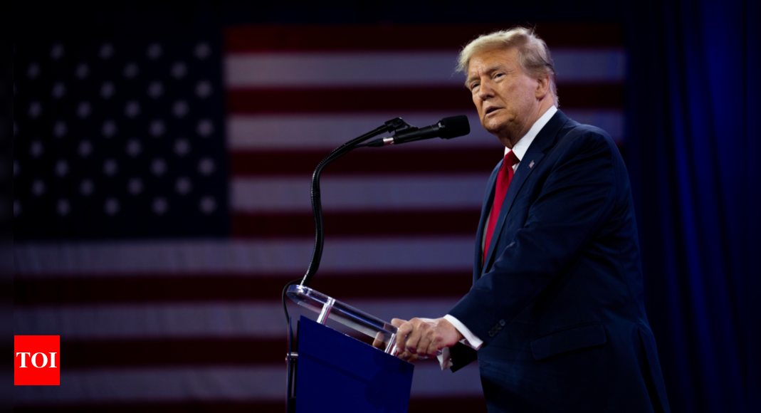 Trump slams Biden, calls him ‘angry, mentally disturbed’ – Times of India