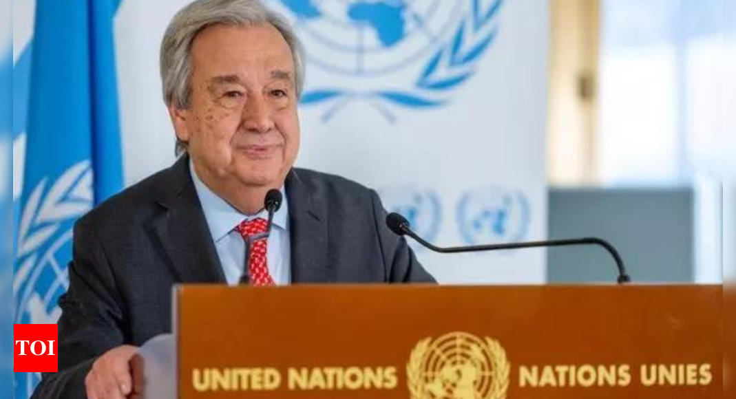 UN chief urges ‘silencing the guns’ in Gaza for Ramadan – Times of India