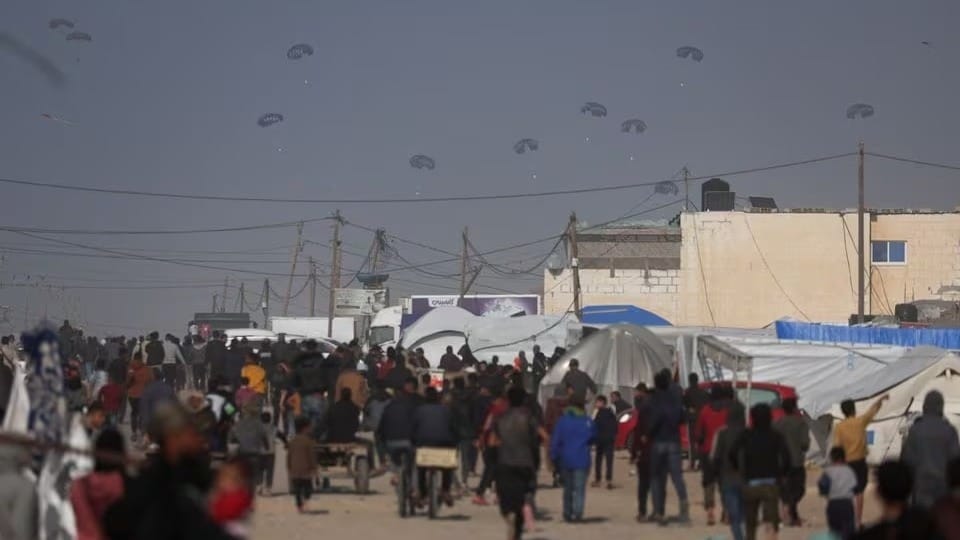 US airdrops over 35,000 meals into Gaza as humanitarian crisis deepens