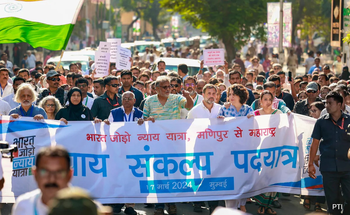 Video: Actor Swara Bhasker Joins Rahul Gandhi’s ‘Nyay Sankalp Padyatra’ In Mumbai