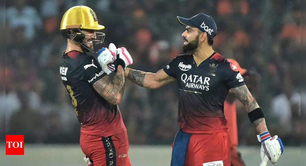 ‘Virat Kohli one of my favourite guys to…’: Former RCB skipper has a new admirer in Faf du Plessis | Cricket News – Times of India