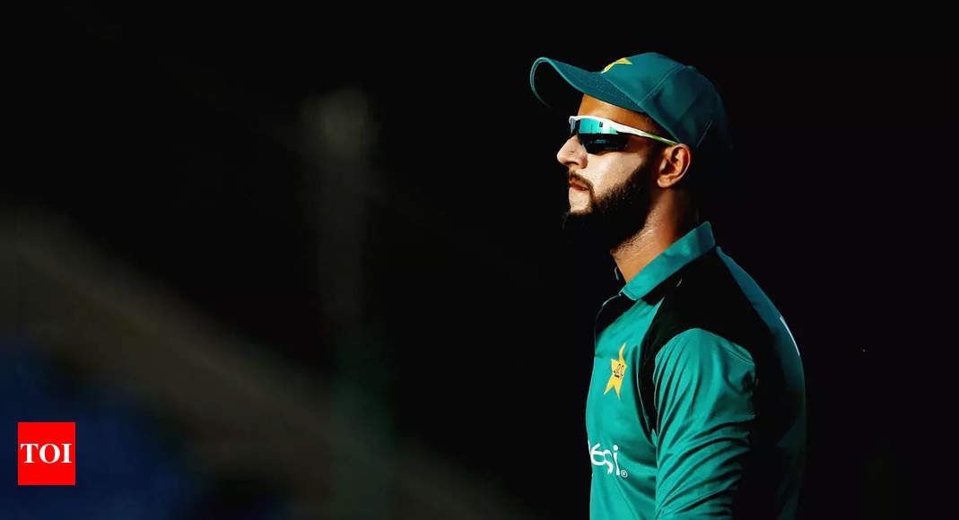 WATCH: Pakistan cricketer ​Imad Wasim caught smoking in dressing room | Cricket News – Times of India