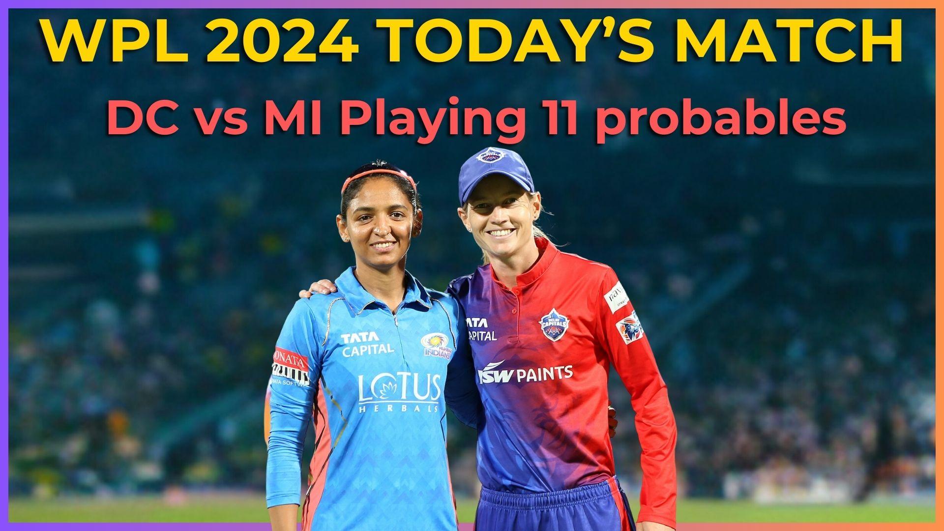 WPL 2024: DC vs MI Playing 11, live match time, live streaming details | News – Business Standard