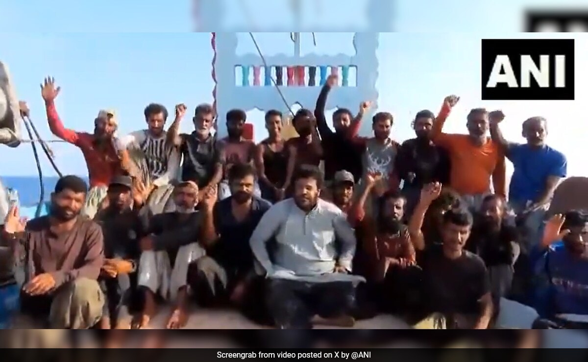 Watch: Pak Sailors’ “India Zindabad” Chant After Rescue By Indian Navy