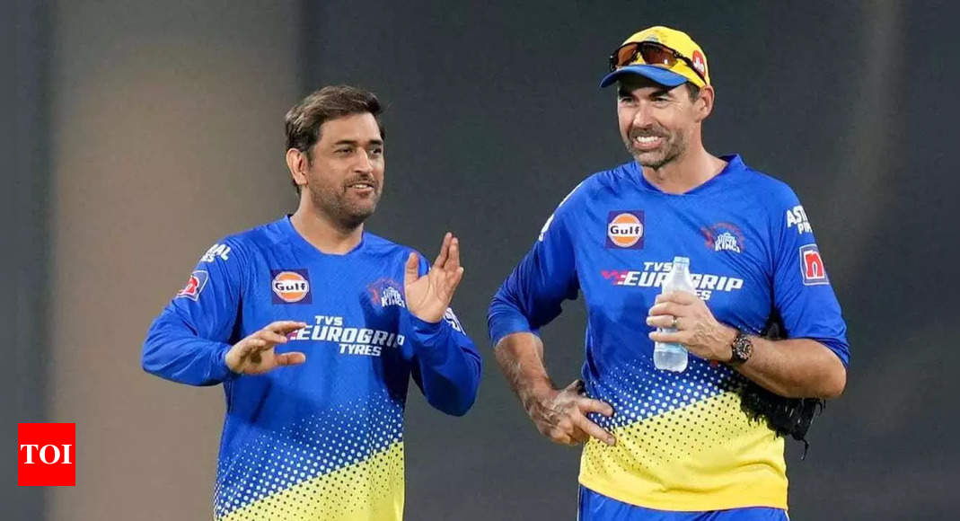 ‘We weren’t aware that MS Dhoni would step down but…’: Stephen Fleming | Cricket News – Times of India