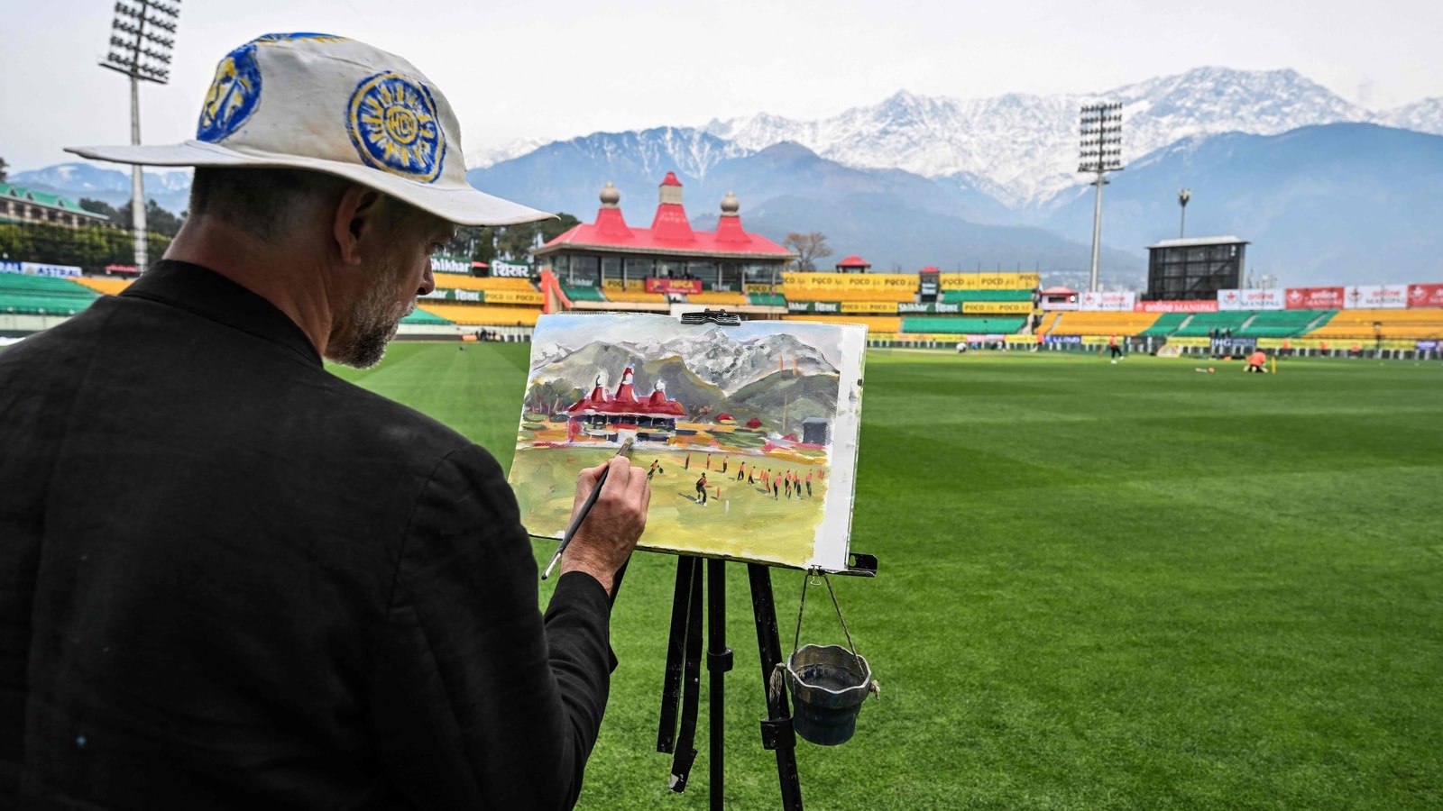 Winter chill, used pitch as anticipation builds for Dharamsala Test between India and England