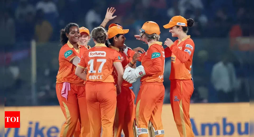 Women’s Premier League: Gujarat Giants blow away UP Warriorz’s chance of qualification | Cricket News – Times of India