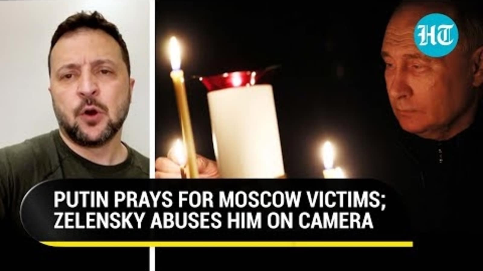 Zelensky’s Rant On Moscow Terror Attack; Putin Prays For Victims In Church As Deaths Spike | Russia