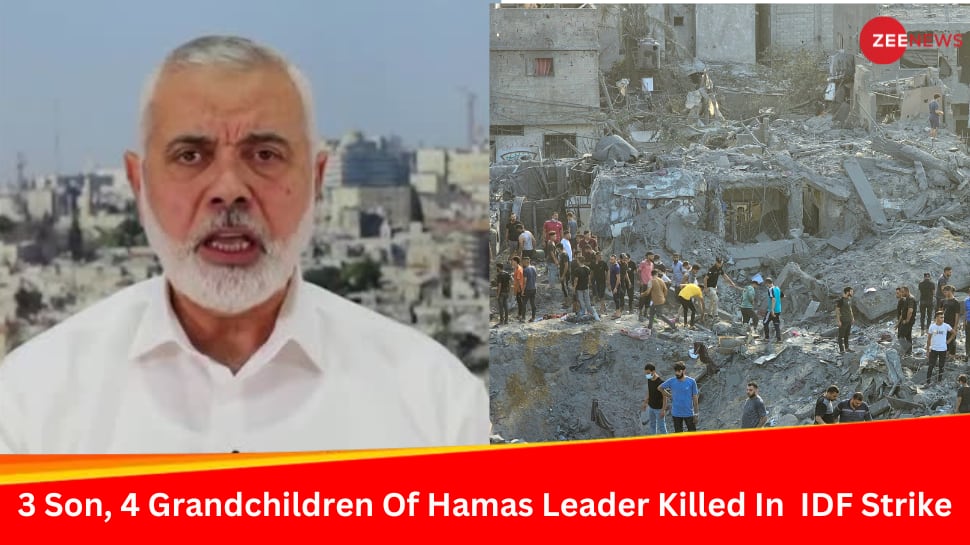 3 Sons, 4 Grandchildren Of Top Hamas Leader Ismail Haniyeh Killed In Israeli Airstrike In Gaza