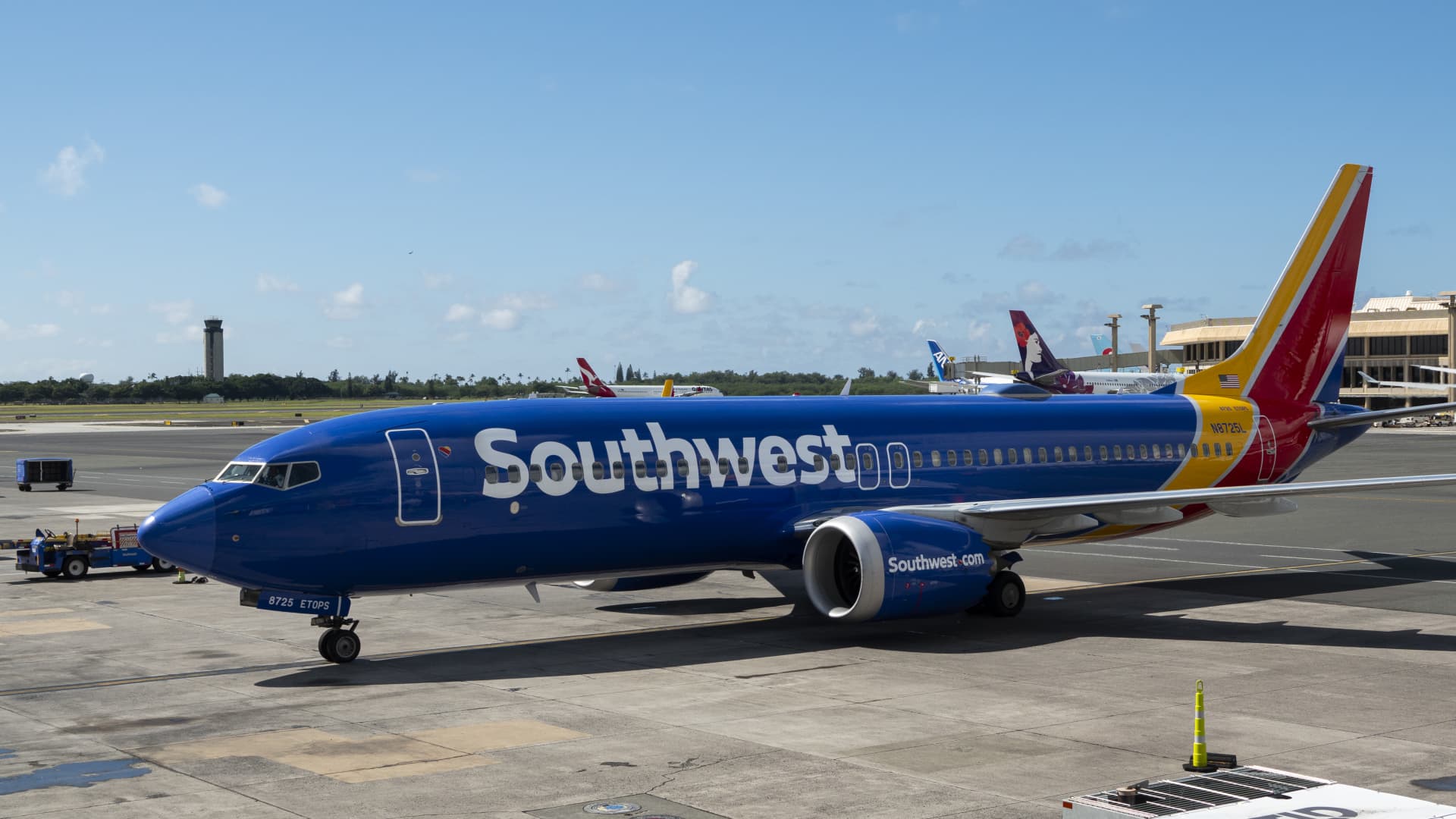 A Southwest Boeing 737 lost engine cover during takeoff, FAA is investigating