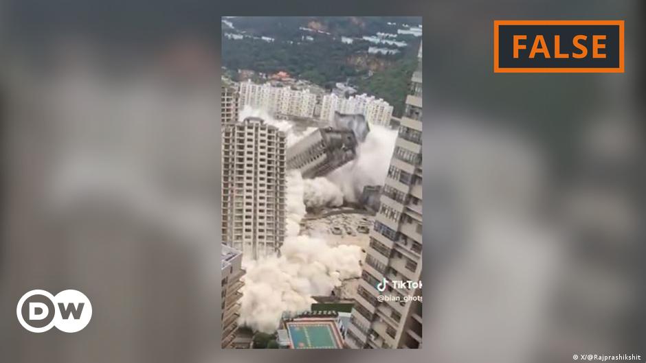 A video claiming to show Taiwan quake is 3 years old – DW – 04/04/2024
