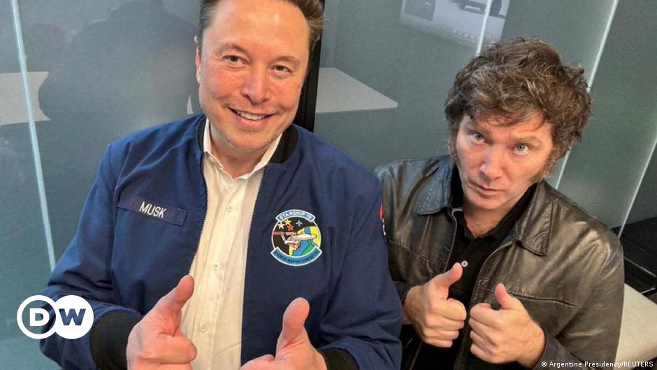 Argentina's Milei meets Elon Musk at Tesla factory – DW – 04/13/2024