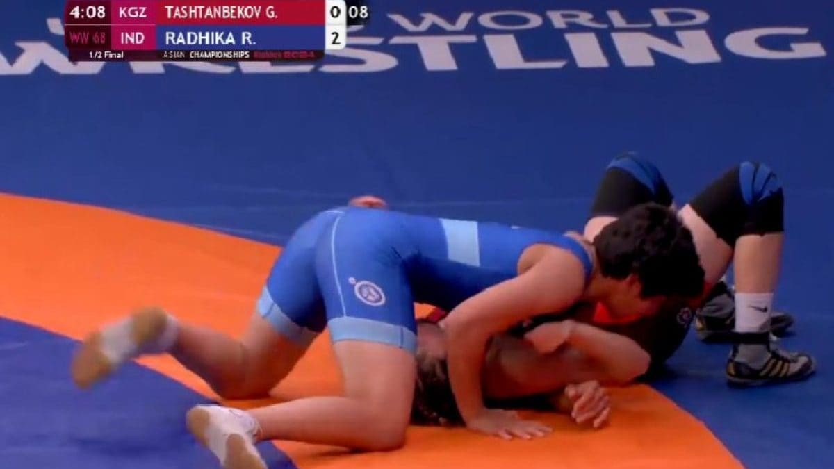 Asian Wrestling Championships: India’s Radhika assured of medal after reaching 68kg final