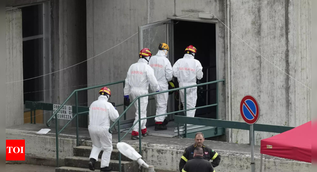 Death toll from Italian hydroelectric plant explosion rises to 7 as last bodies are recovered - Times of India