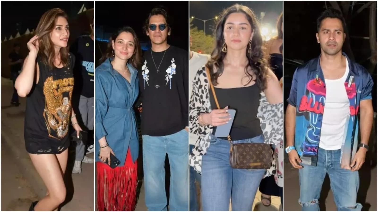 Diljit Dosanjh’s concert in Mumbai: Kriti Sanon, Tamannaah Bhatia-Vijay Varma to Sara Tendulkar attend. Who wore what