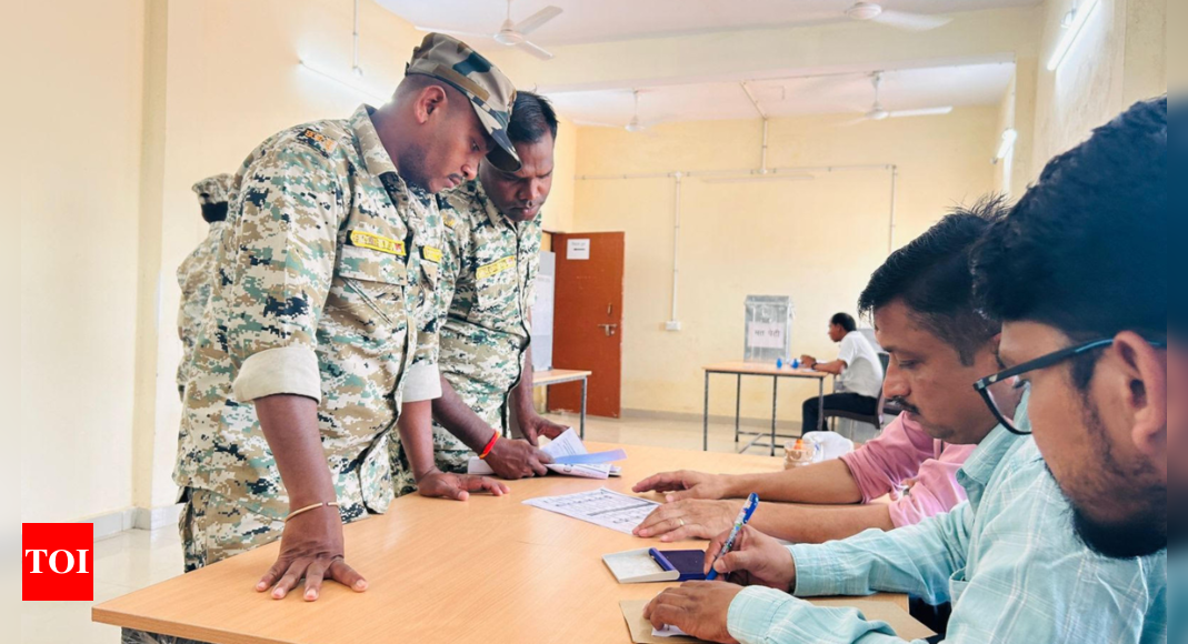 Former Naxalites, now DRG commandos go from bullet to ballot & cast their votes | India News - Times of India