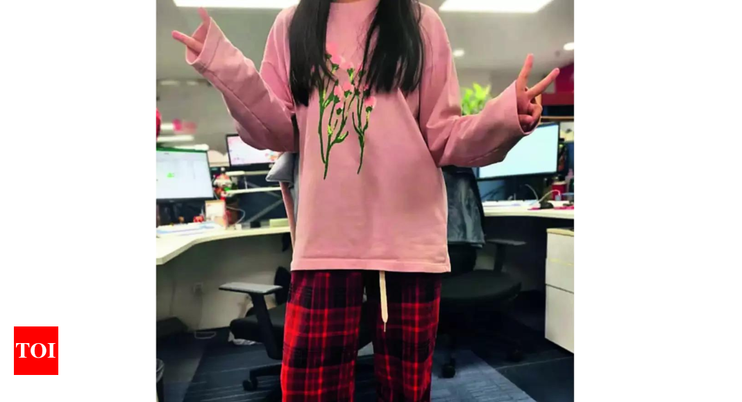 Furry slippers and sweatpants: Young Chinese embrace ‘gross outfits’ at work – Times of India