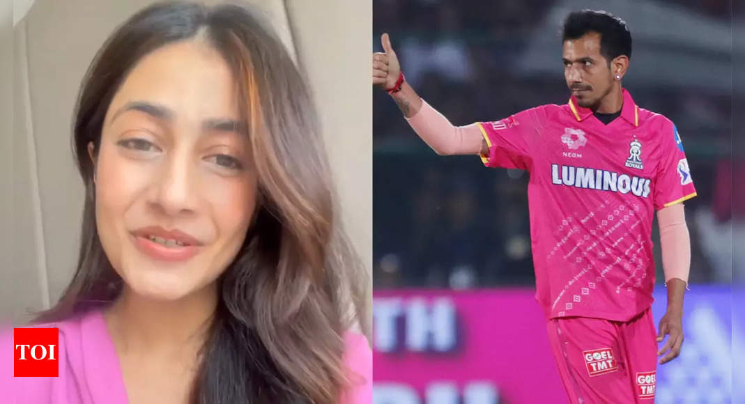 ‘I am your biggest cheerleader’: Dhanashree Verma showers love on Yuzvendra Chahal for playing 150th IPL match | Cricket News – Times of India