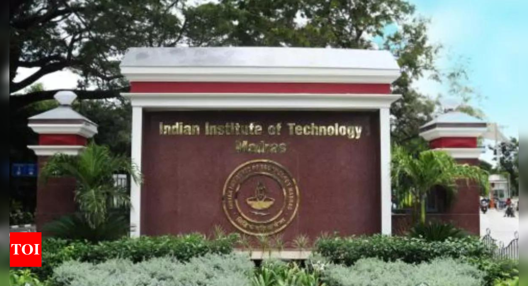 IIT Madras launches research foundation to boost global presence | India News – Times of India