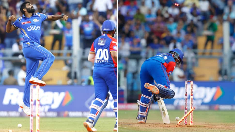 IPL 2024: Jasprit Bumrahs Sensational YORKER Leaves Prithvi Shaw Clueless During MI vs DC Match – WATCH