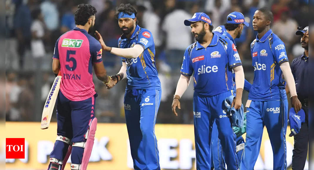 IPL 2024, MI vs RR highlights: Clinical Rajasthan Royals hand Mumbai Indians third loss in a row, win by 6 wickets | Cricket News - Times of India