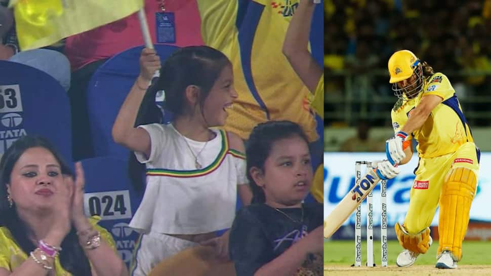 IPL 2024: Sakshi Dhoni, Ziva Dhoni Cheer For MS Dhonis CSK In Hyderabad, Pic Goes Viral