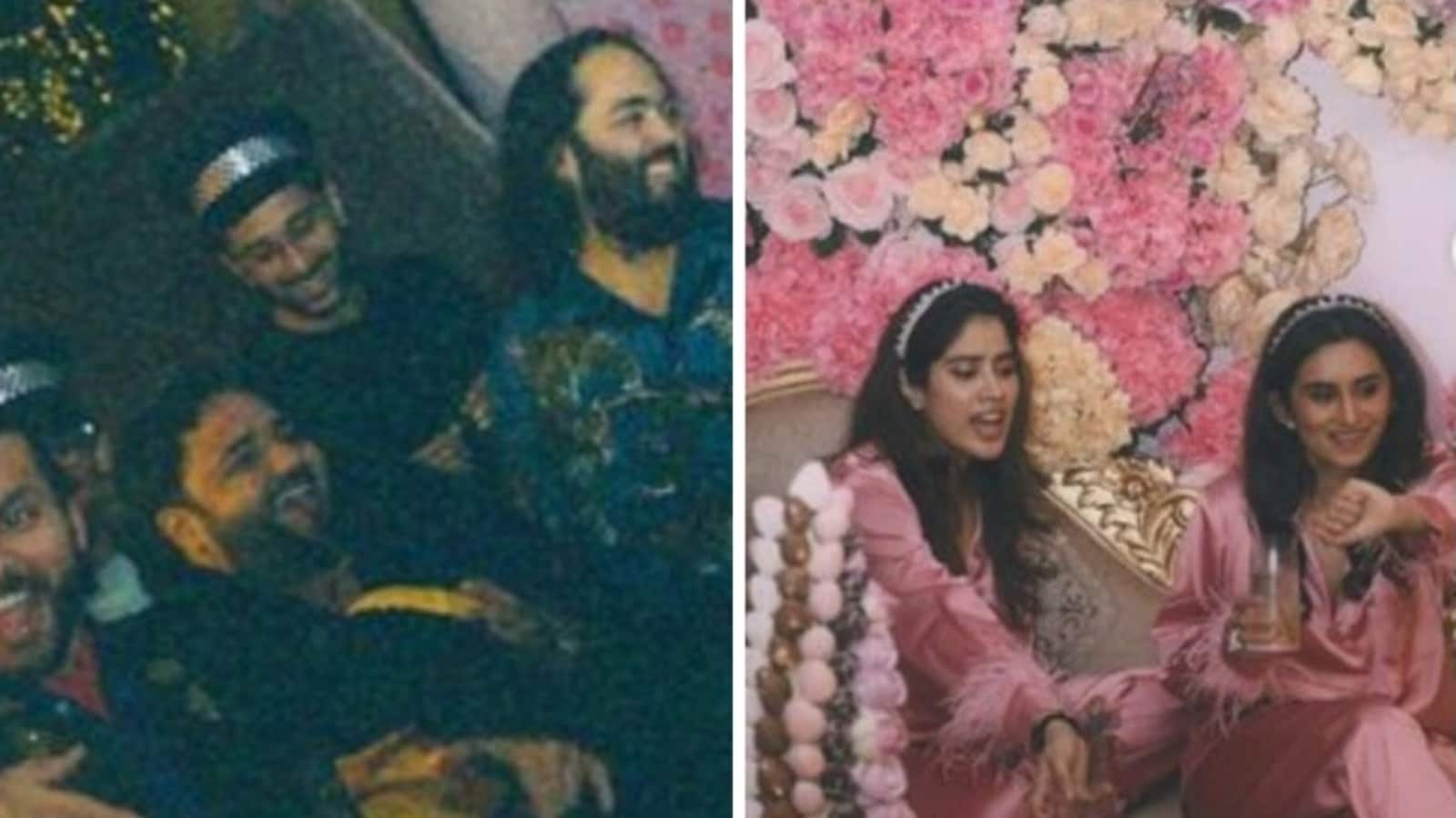 Inside pics from Janhvi Kapoor’s ‘Princess Diaries royal slumber party’ for Radhika Merchant