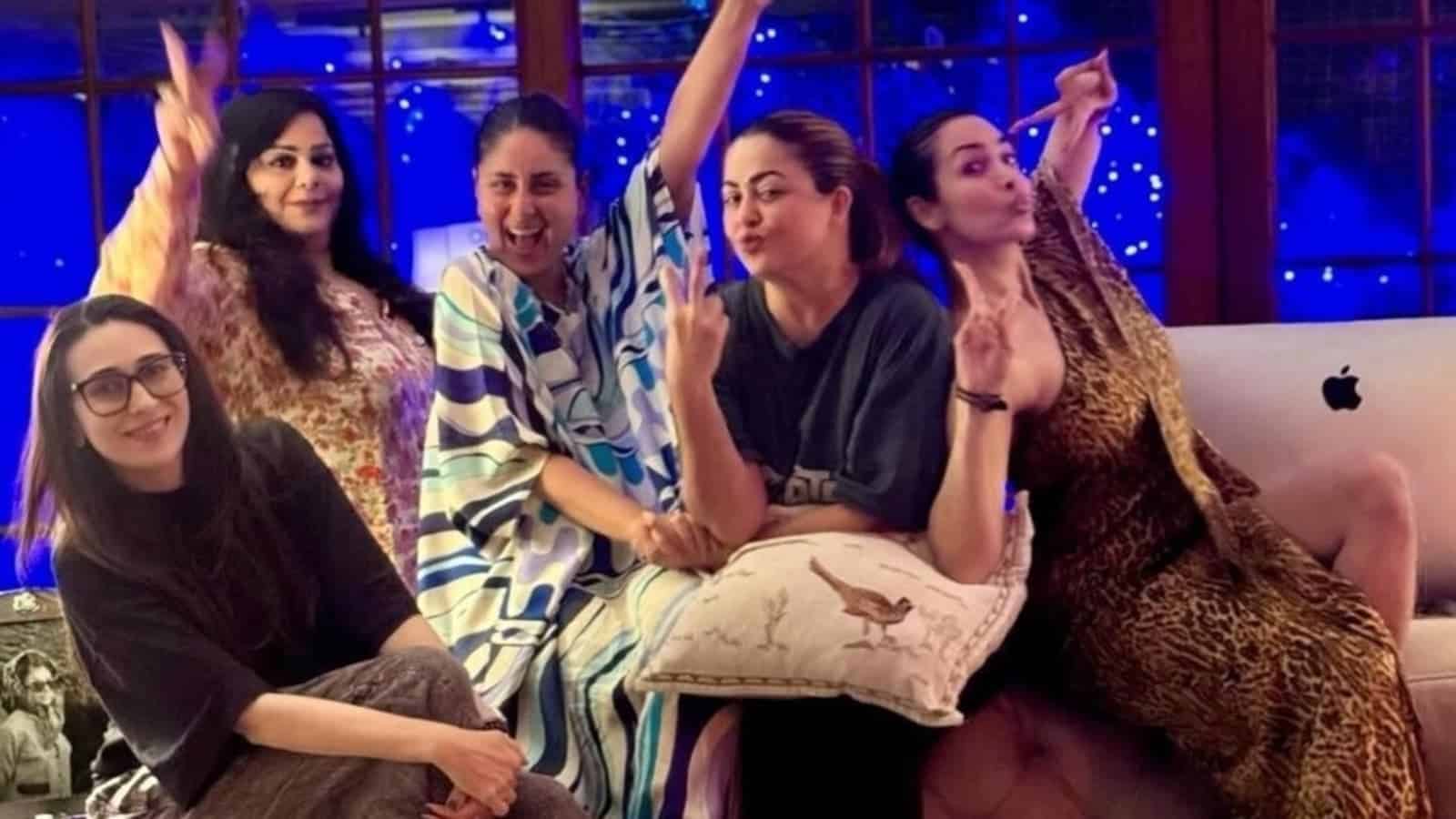 Kareena Kapoor-Malaika Arora stun in stylish maxi dress, Karisma Kapoor serves an uber-cool look for girl’s night in