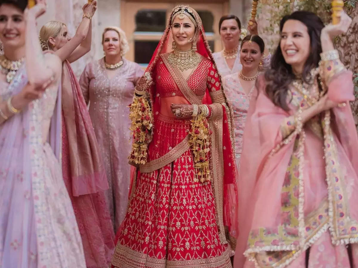 Katrina Kaif Wedding Lehenga: Revisiting Katrina Kaif’s ‘Sabya red’ wedding lehenga