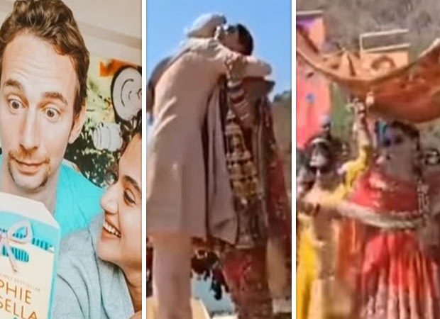 LEAKED video of Taapsee Pannu’s wedding with Mathias Boe shows bride’s walk down the aisle, watch : Bollywood News – Bollywood Hungama