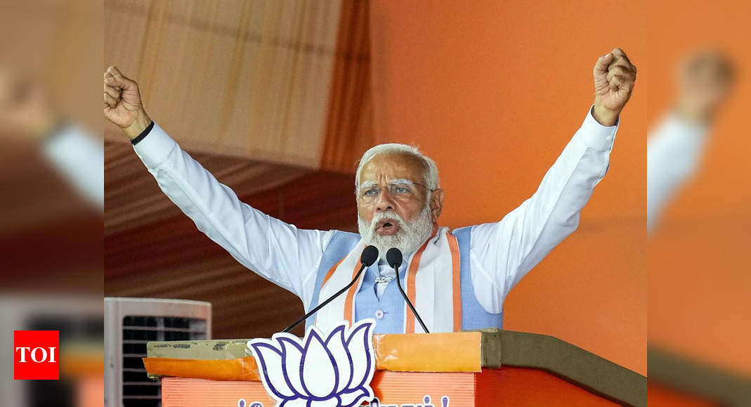 PM Modi flags off poll campaign in MP with mega rally in Jabalpur | India News – Times of India