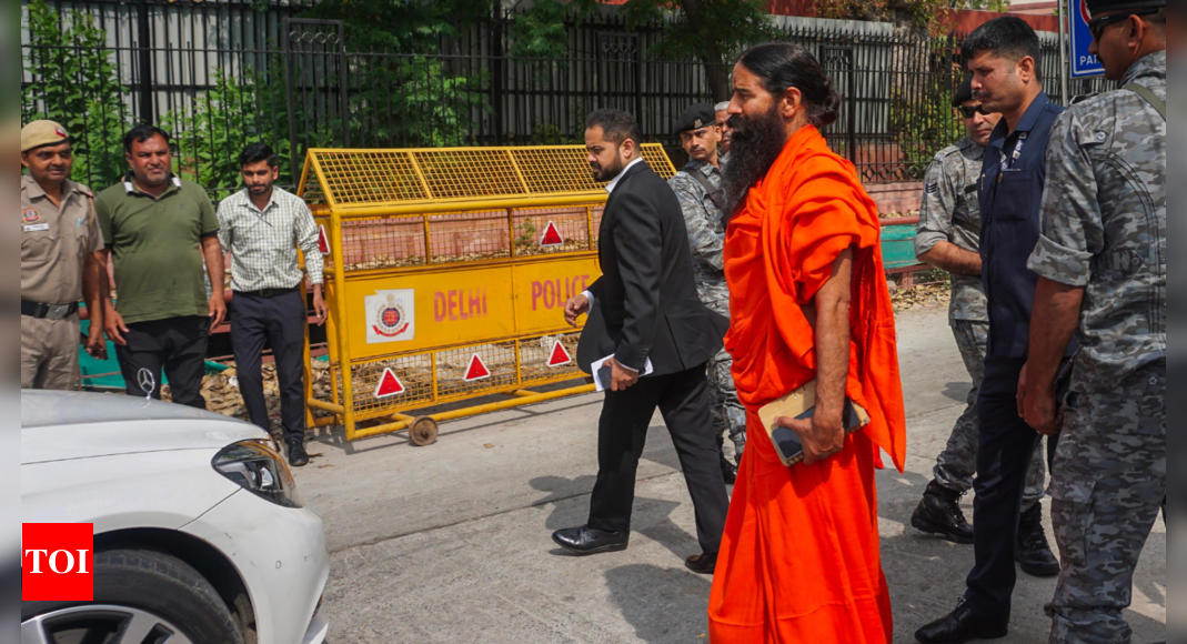 Patanjali ads case: You are doing good work but can’t degrade allopathy, SC tells Ramdev | India News – Times of India