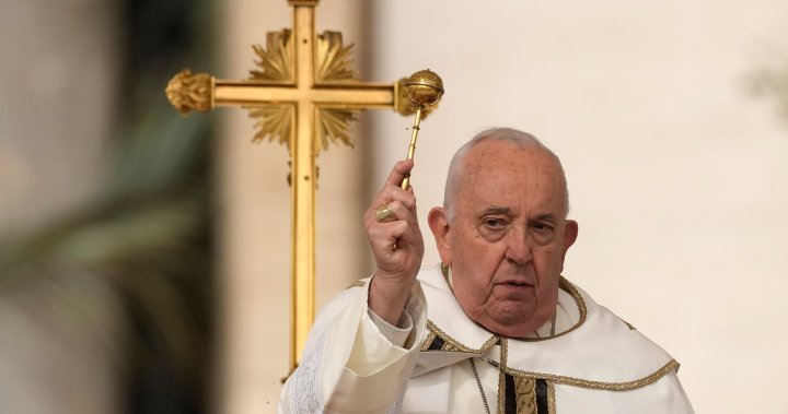 Pope Francis appeals for peace in Gaza and Ukraine during Easter Mass address – National | Globalnews.ca