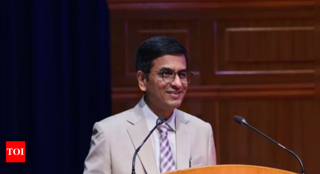 Probe agencies must have delicate balance between search, seizure powers and privacy rights: CJI Chandrachud | India News – Times of India