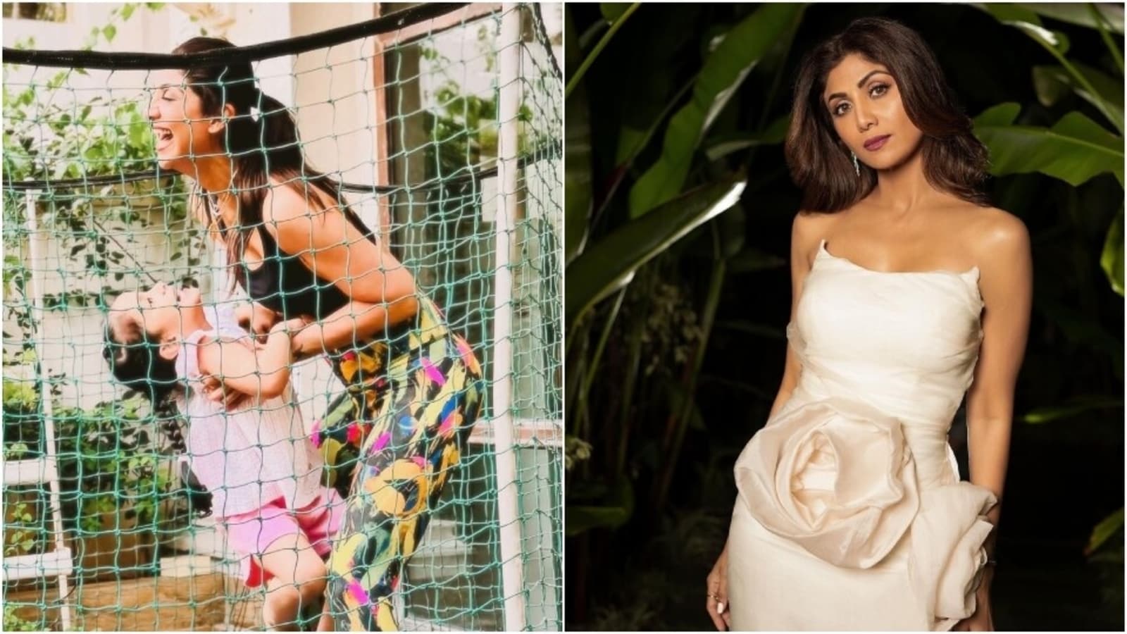 Shilpa Shetty and daughter Samisha hit the gym on World Health Day. Check out their cute workout video