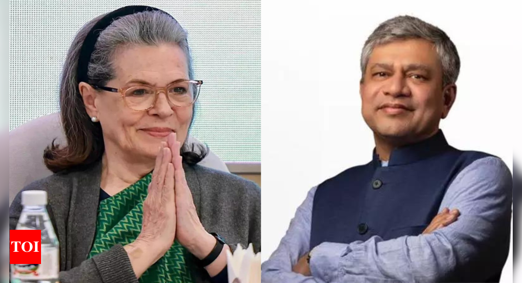 Sonia Gandhi, Ashwini Vaishnaw, among 14 sworn in as RS members | India News – Times of India