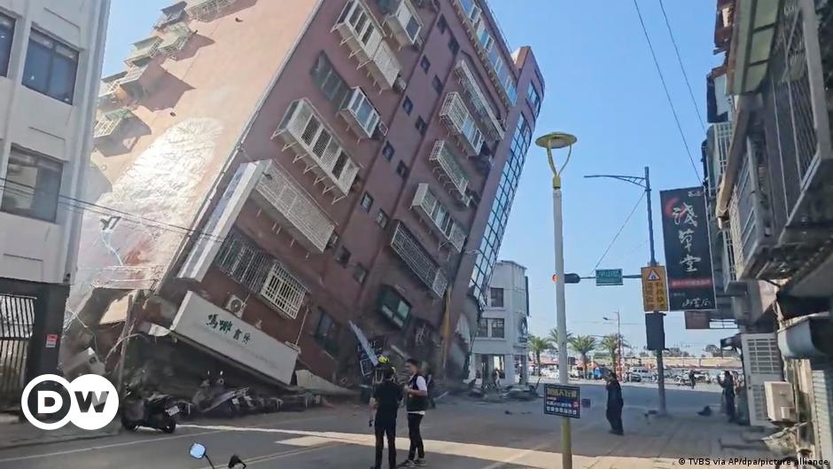 Taiwan hit by 'strongest earthquake in 25 years' – DW – 04/03/2024